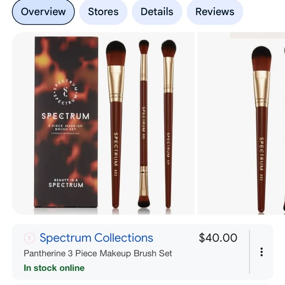 3 items for $40 BNIB spectrum 3 piece make up brush set - Picture 4 of 4